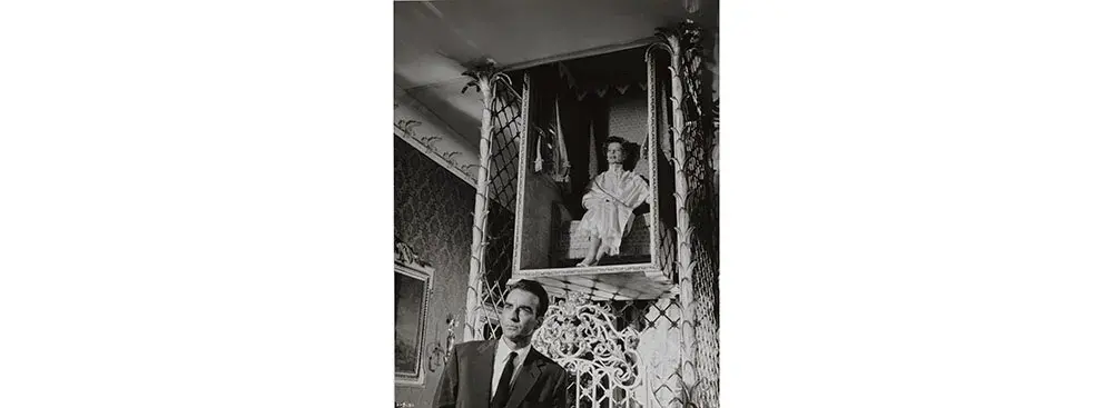 Black and white film still