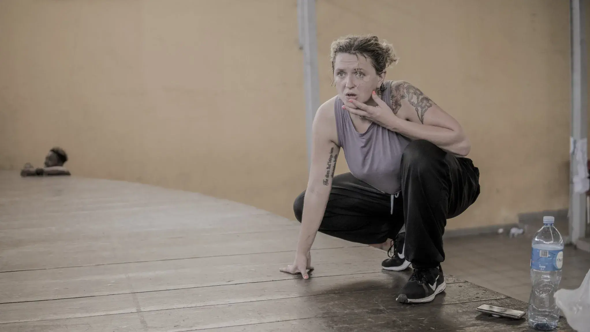 Abby Z Baranova in dance studio