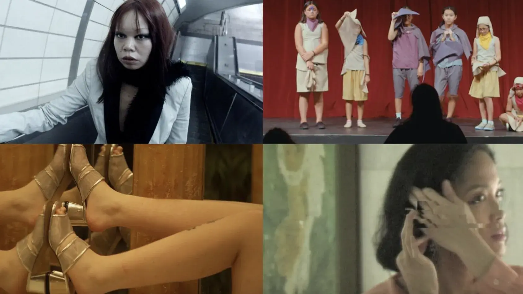 Four images from shorts in Picture Lock Shorts program.