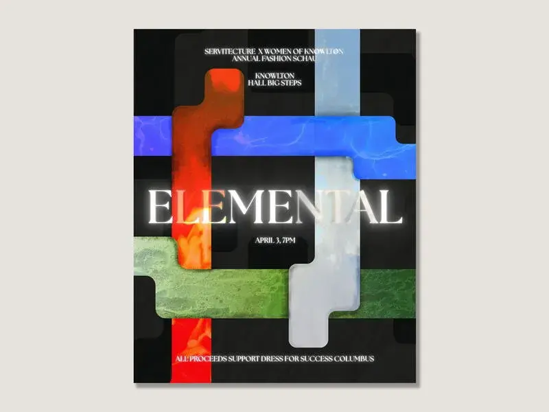 Poster for Elemental Fashion Show