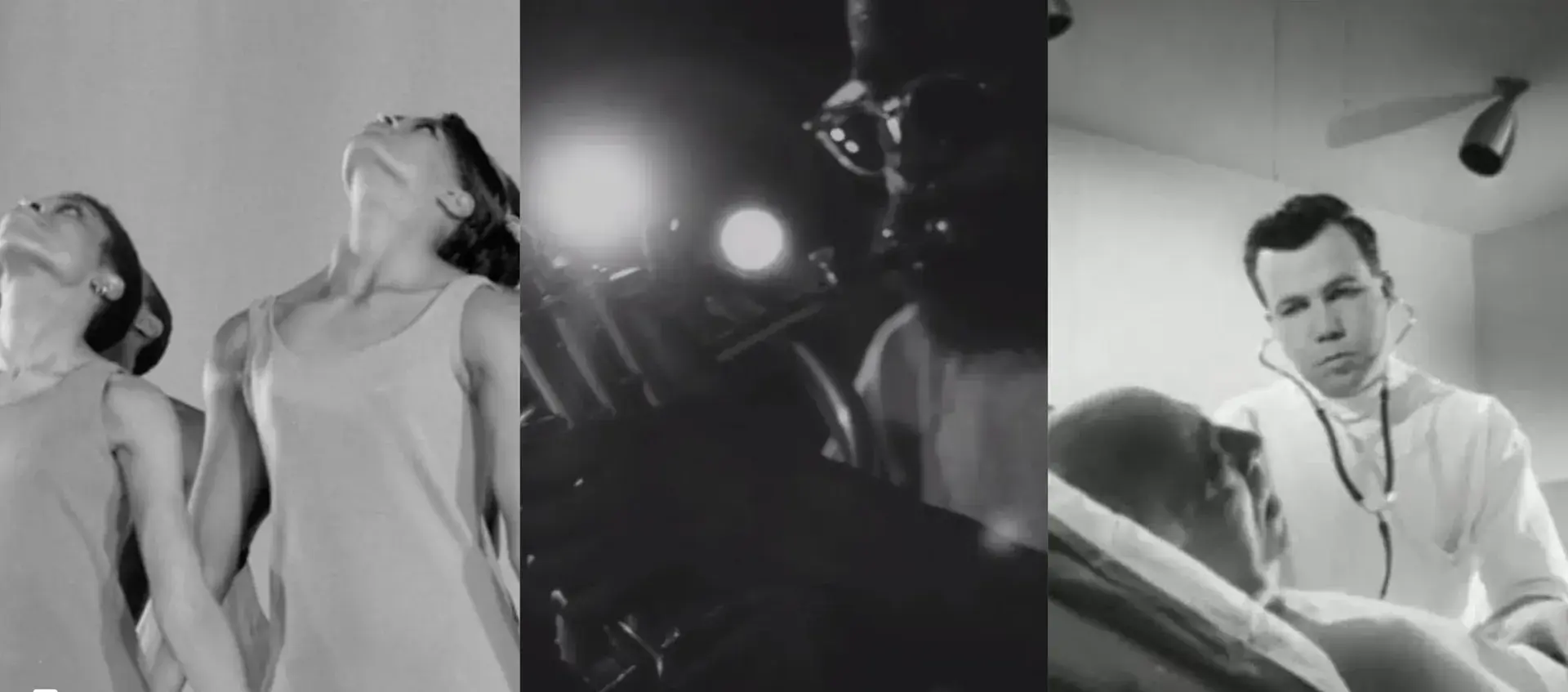 Three stills from the William Greaves Shorts program.